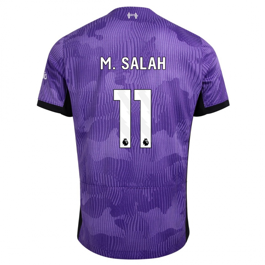 Lapset Mohamed Salah #11 Violetti Kolmas Sarja 2023/24 Lyhythihainen Paita T-Paita