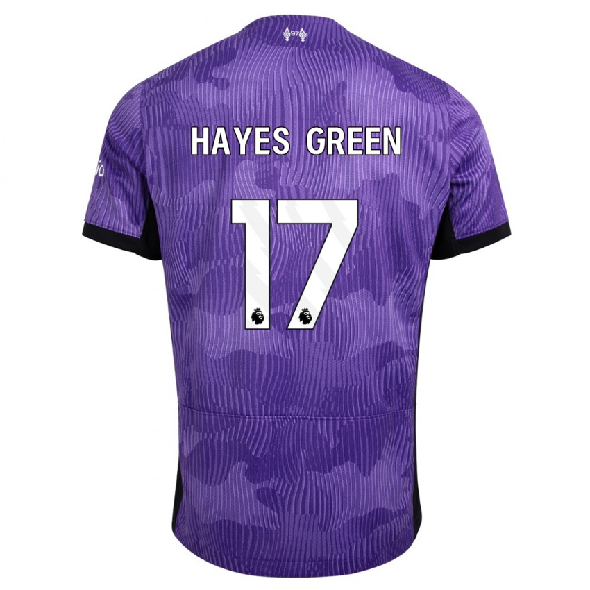 Lapset Charlie Hayes-Green #17 Violetti Kolmas Sarja 2023/24 Lyhythihainen Paita T-Paita
