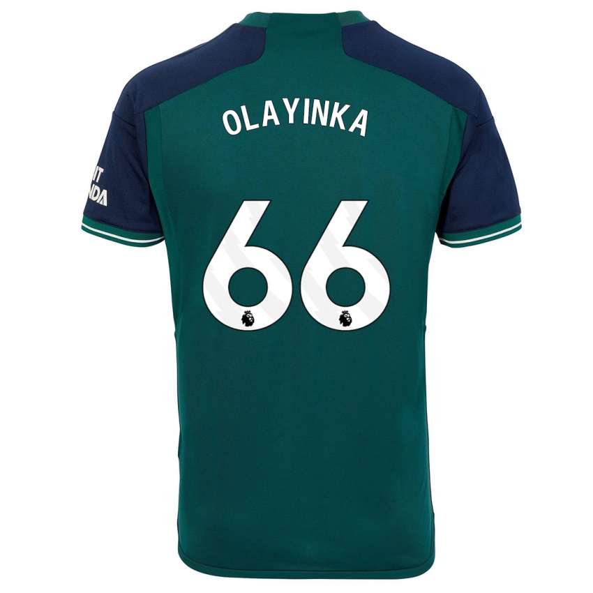Lapset James Olayinka #66 Vihreä Kolmas Sarja 2023/24 Lyhythihainen Paita T-Paita