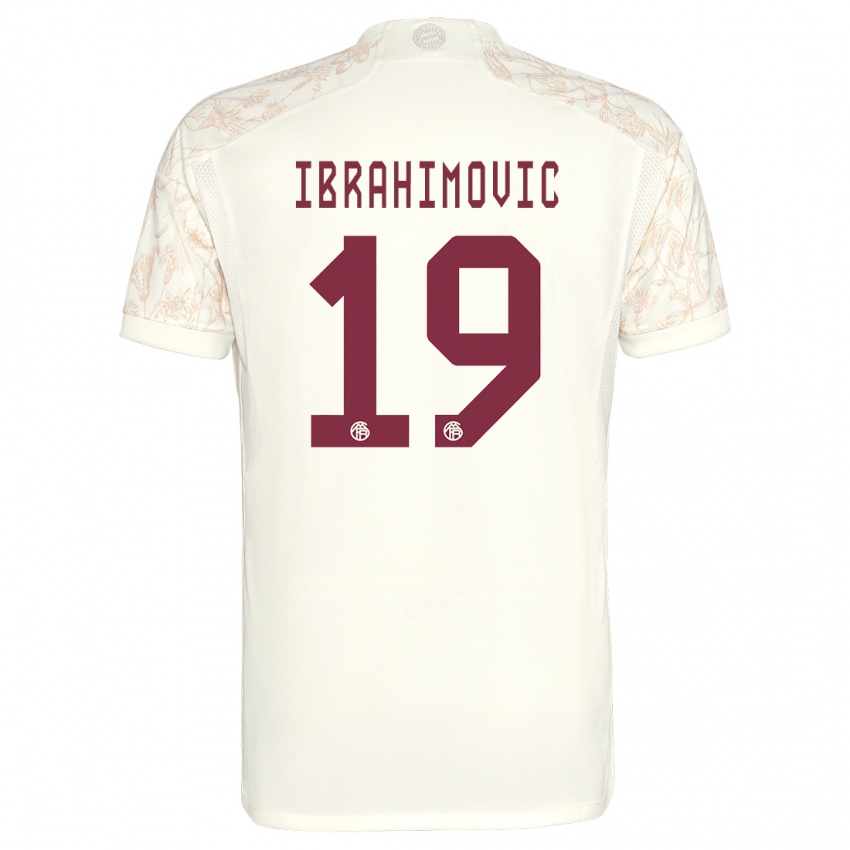 Lapset Arijon Ibrahimovic #19 Luonnonvalkoinen Kolmas Sarja 2023/24 Lyhythihainen Paita T-Paita