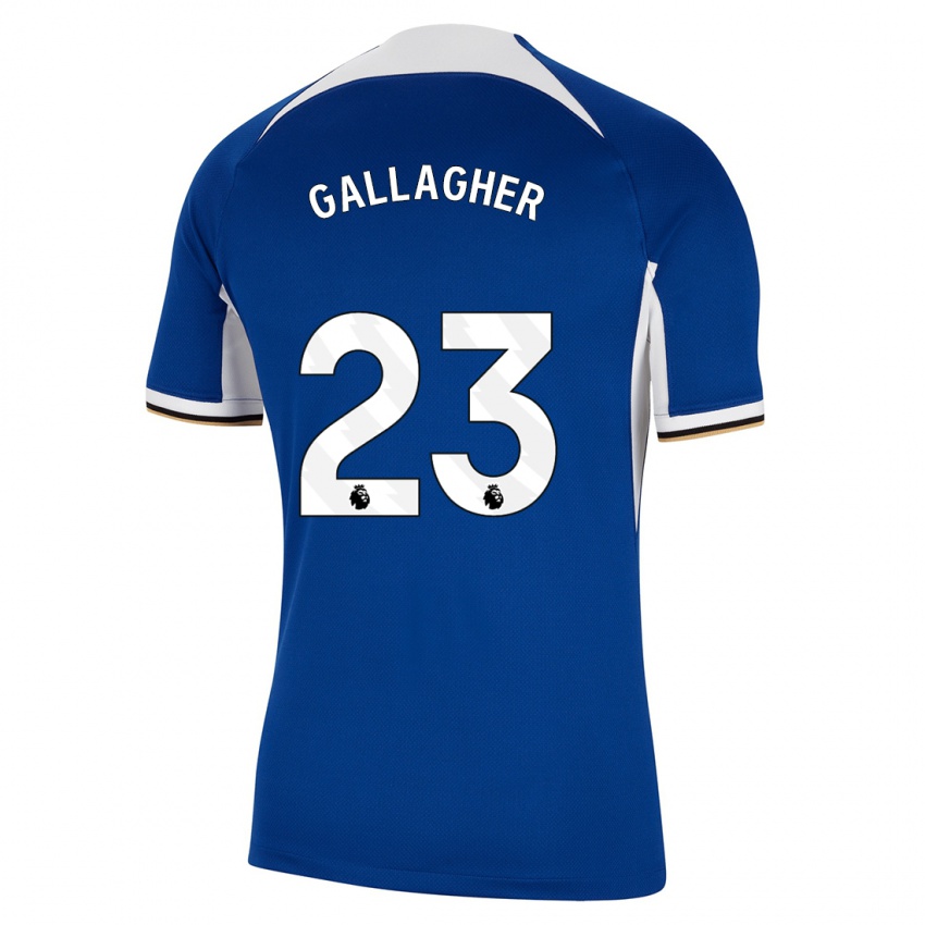 Miesten Conor Gallagher #23 Sininen Kotipaita 2023/24 Lyhythihainen Paita T-Paita