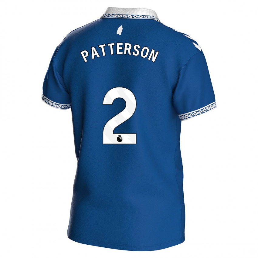 Miesten Nathan Patterson #2 Kuninkaallisen Sininen Kotipaita 2023/24 Lyhythihainen Paita T-Paita