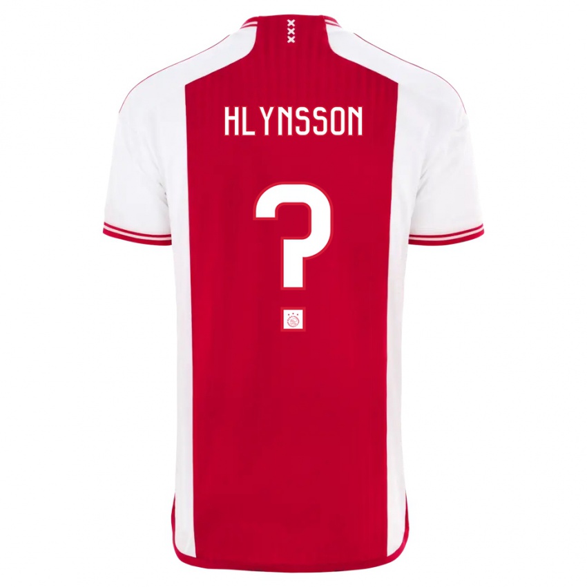 Miesten Kristian Hlynsson #0 Punainen Valkoinen Kotipaita 2023/24 Lyhythihainen Paita T-Paita