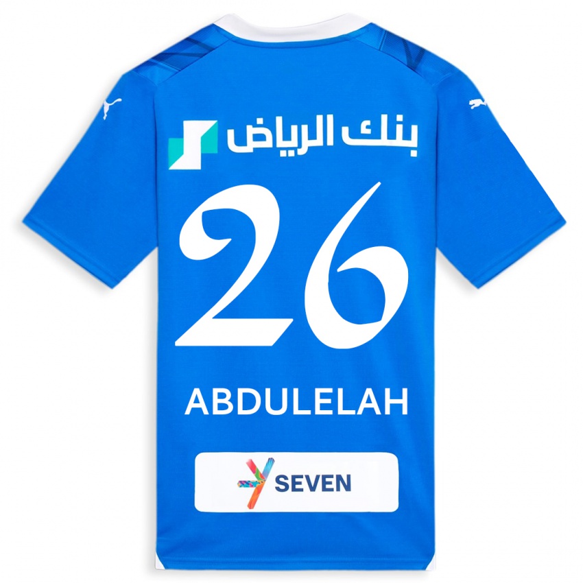 Miesten Abdulelah Al-Malki #26 Sininen Kotipaita 2023/24 Lyhythihainen Paita T-Paita