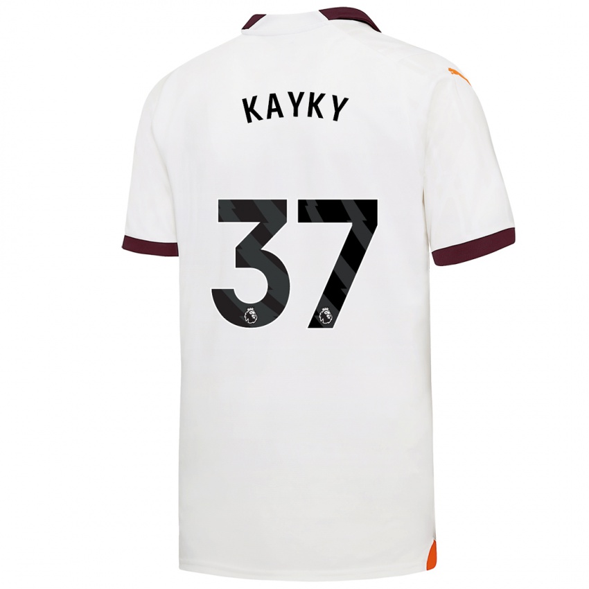 Miesten Kayky #37 Valkoinen Vieraspaita 2023/24 Lyhythihainen Paita T-Paita