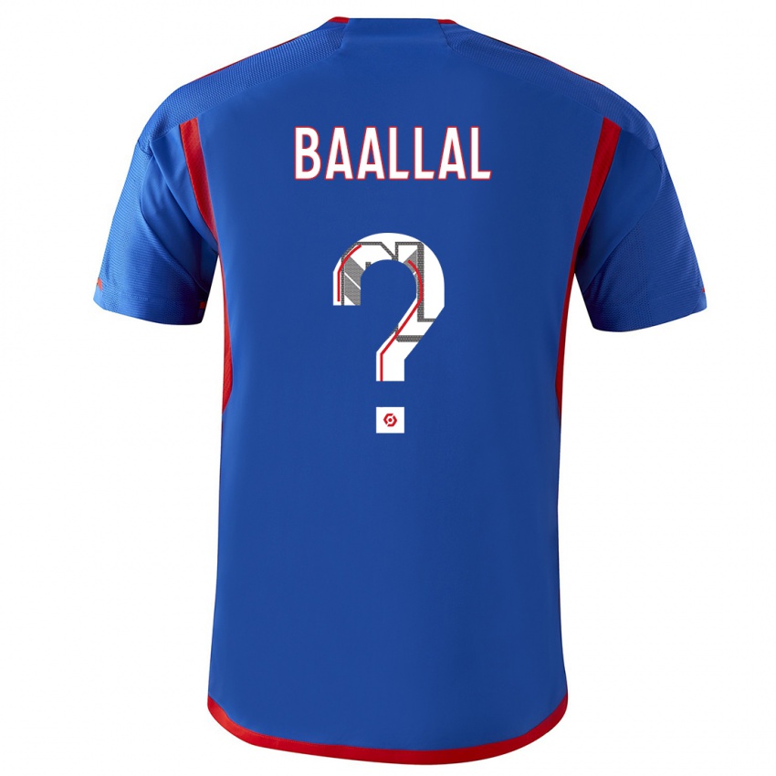 Miesten Abdellah Baallal #0 Sininen Punainen Vieraspaita 2023/24 Lyhythihainen Paita T-Paita