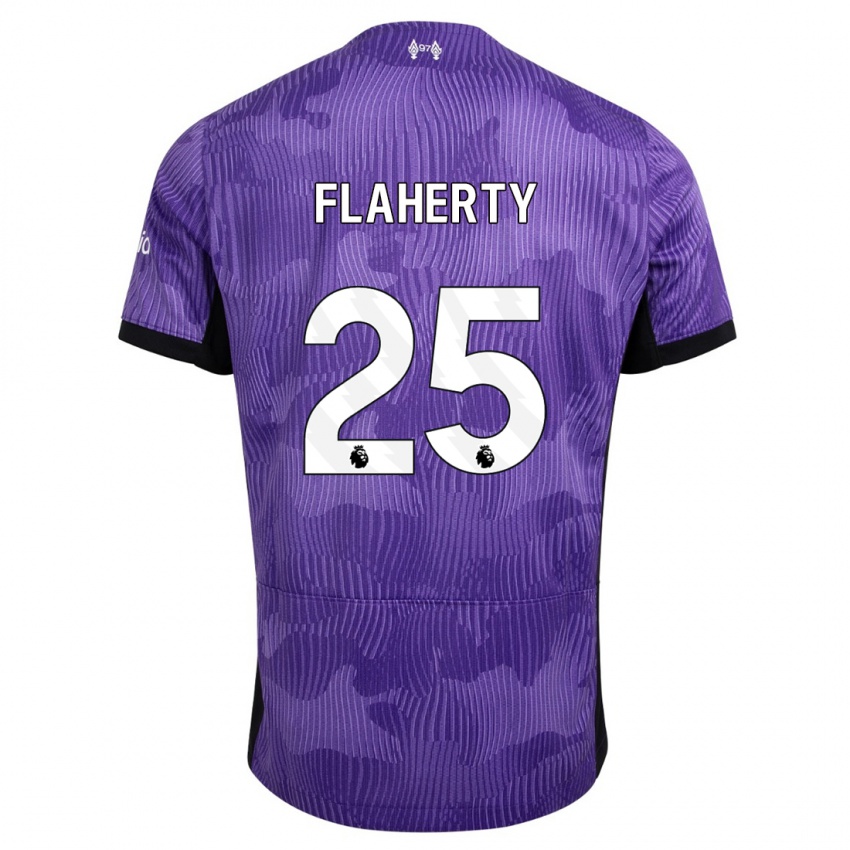 Miesten Gilly Flaherty #25 Violetti Kolmas Sarja 2023/24 Lyhythihainen Paita T-Paita