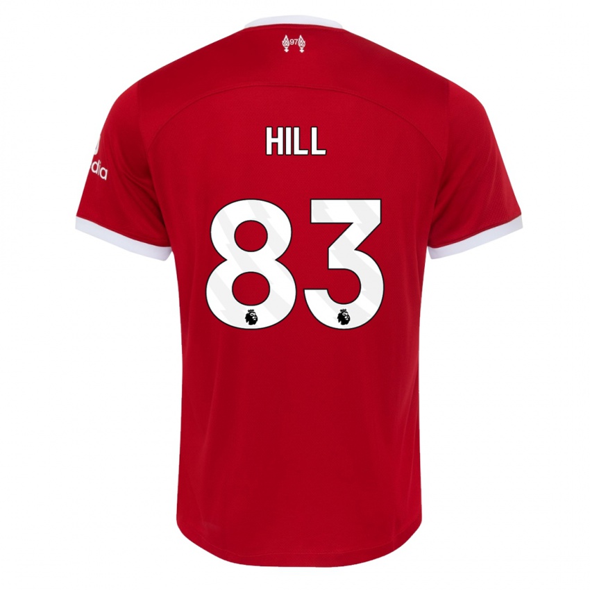 Naisten Tom Hill #83 Punainen Kotipaita 2023/24 Lyhythihainen Paita T-Paita