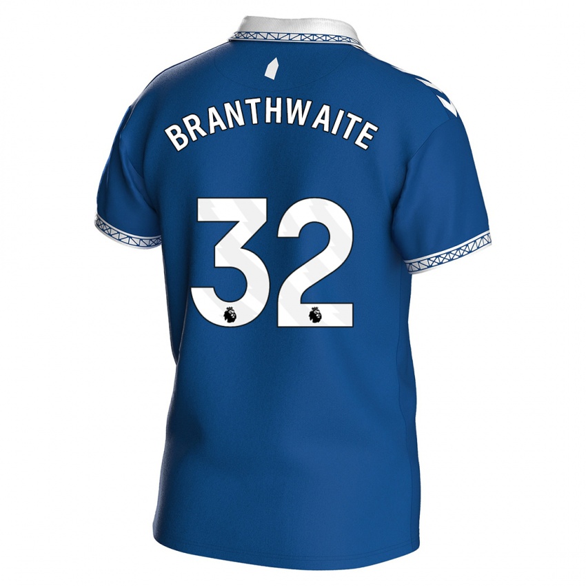 Naisten Jarrad Branthwaite #32 Kuninkaallisen Sininen Kotipaita 2023/24 Lyhythihainen Paita T-Paita