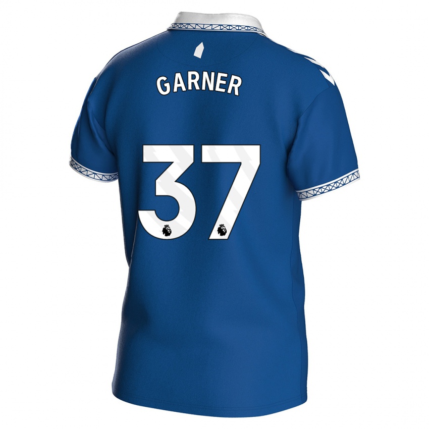 Naisten James Garner #37 Kuninkaallisen Sininen Kotipaita 2023/24 Lyhythihainen Paita T-Paita