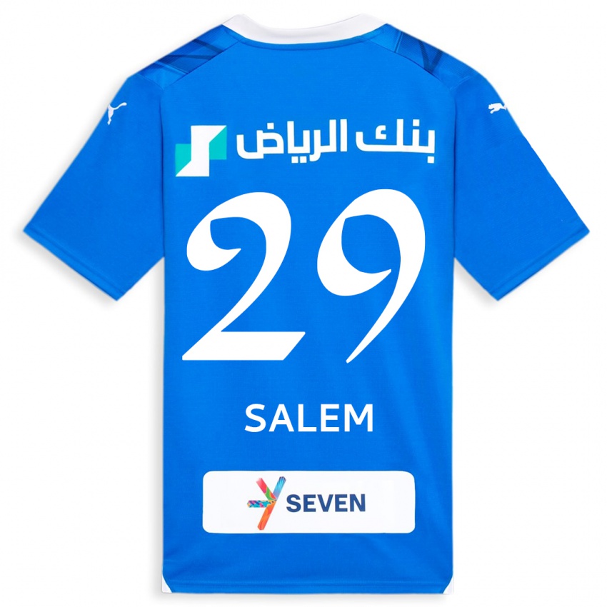 Naisten Salem Al-Dawsari #29 Sininen Kotipaita 2023/24 Lyhythihainen Paita T-Paita