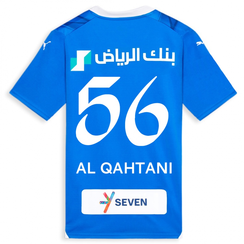 Naisten Mohammed Al-Qahtani #56 Sininen Kotipaita 2023/24 Lyhythihainen Paita T-Paita