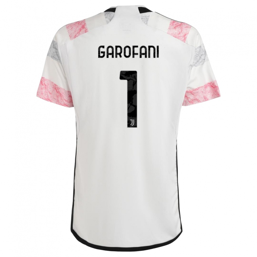 Naisten Giovanni Garofani #1 Valkoinen Pinkki Vieraspaita 2023/24 Lyhythihainen Paita T-Paita