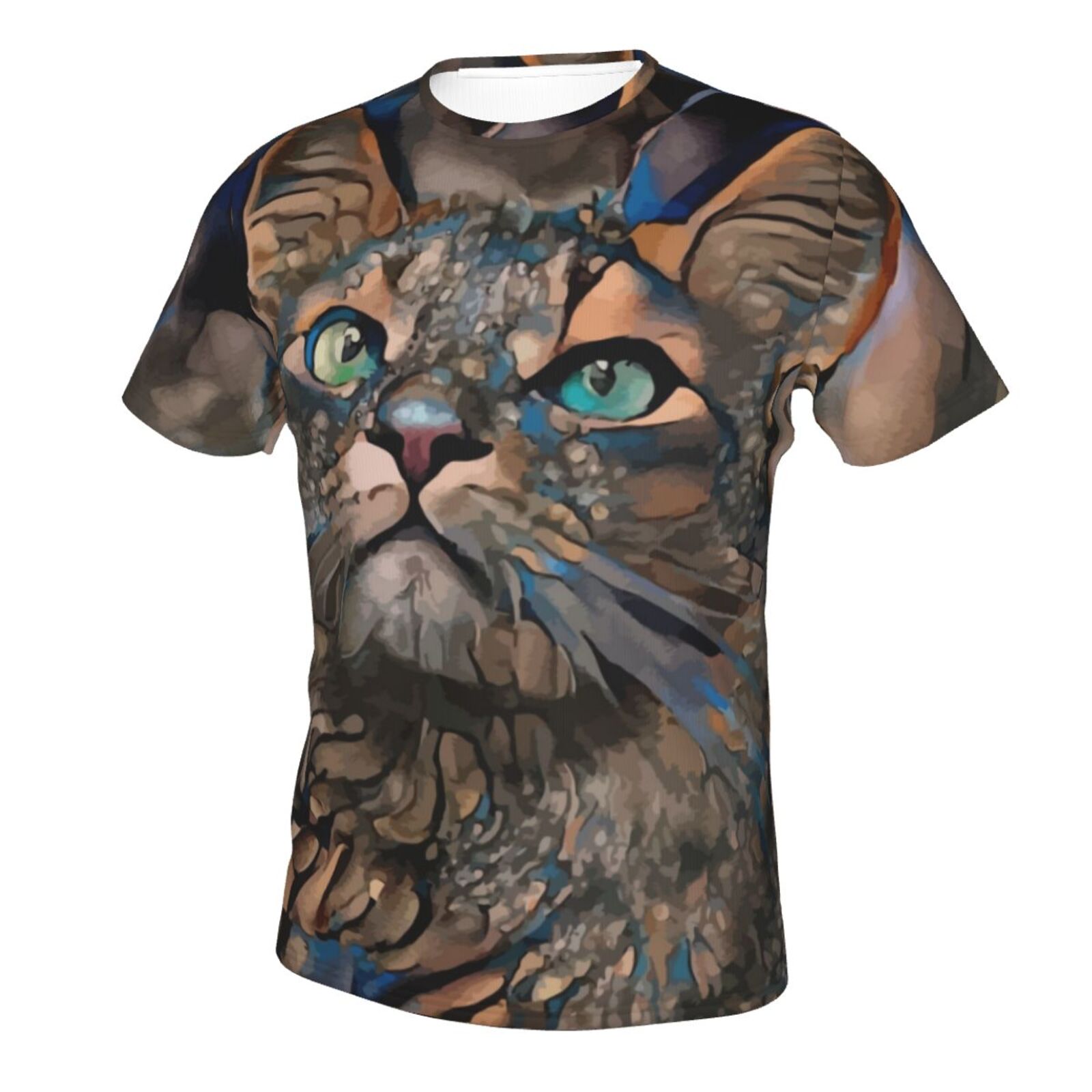 Kaunis Kissa Sekoita Mediaelementit Klassinen T-paita
