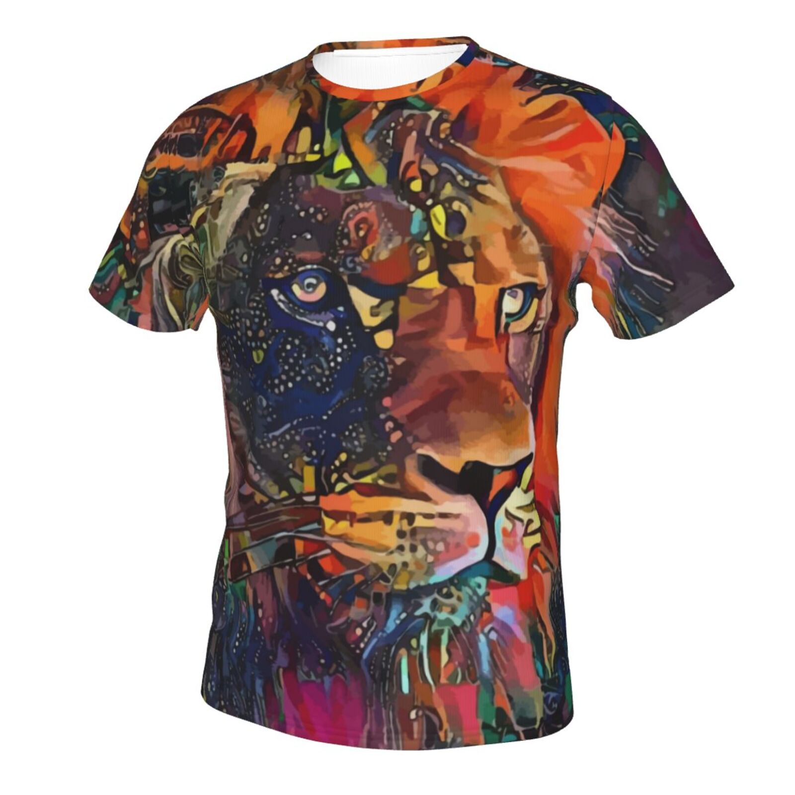 Nirkoksen Leijona Sekoita Mediaelementit Klassinen T-paita