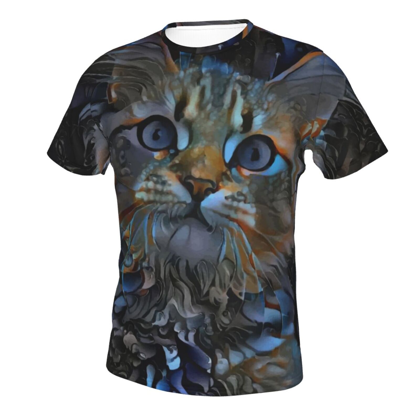 Leyris-kissa Sekoita Mediaelementit Klassinen T-paita